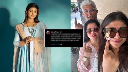 Kedar Shinde daughter Sana shinde shared experience of voting for loksabha elections