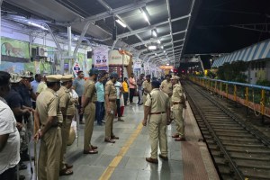 Hoax bomb threat to railway station