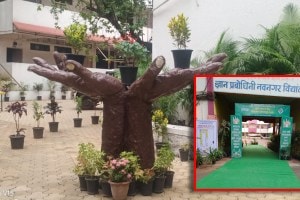 Distribution of tree seeds for environmental awareness in Pimpri Pune print news