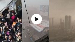 Mumbai Rain: मुंबईतील वादळी पावसानंतर नागरिकांनी शेअर केले अंगावर काटा आणणारे व्हिडीओ, नेटकरी म्हणाले, “मुंबईने कधीच असे वादळ…”