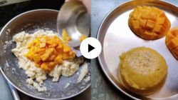 Mango Sheera : यंदा मऊसुत आंब्याचा शिरा खाल्ला का? लगेच ही सोपी रेसिपी नोट करा, पाहा VIDEO
