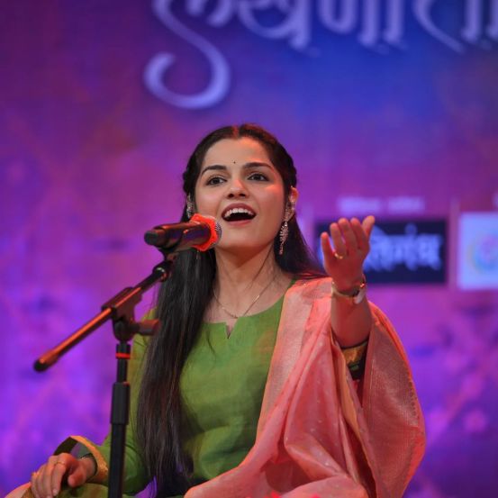 Aarya Ambekar Shirt Skirt Look