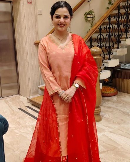 Aarya Ambekar Shirt Skirt Look