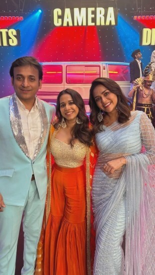 Amruta Khanvilkar White Saree