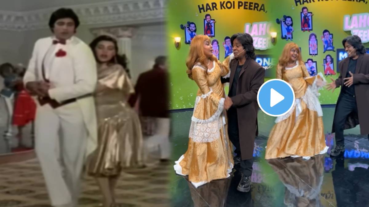 Gaurav more and hemangi kavi dance on Amitabh Bachchan and amrita singh song video viral