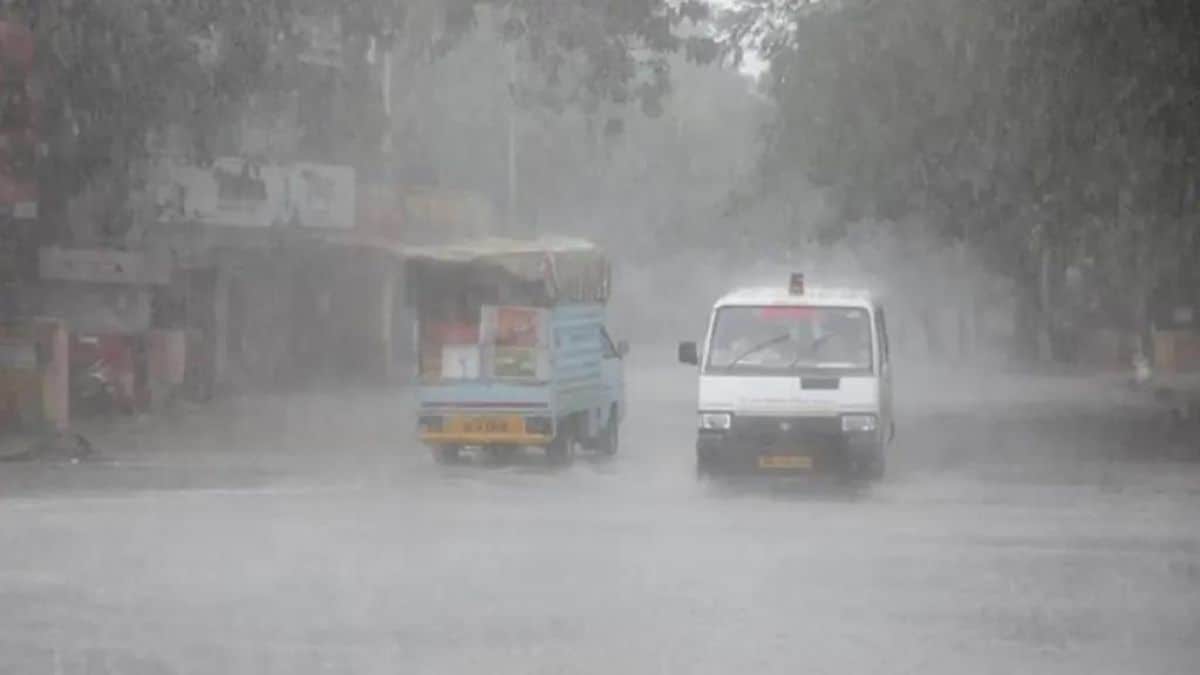 Monsoon Update Warning of heavy rain with storm in the state