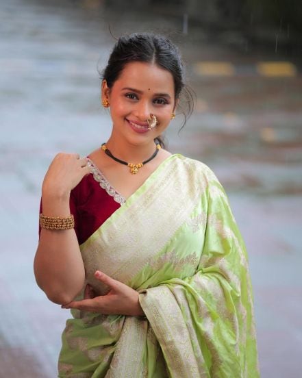 Madhura Joshi Saree Look