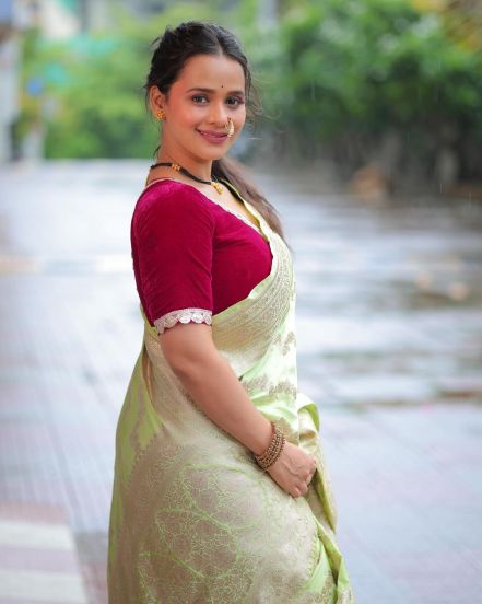Madhura Joshi Saree Look