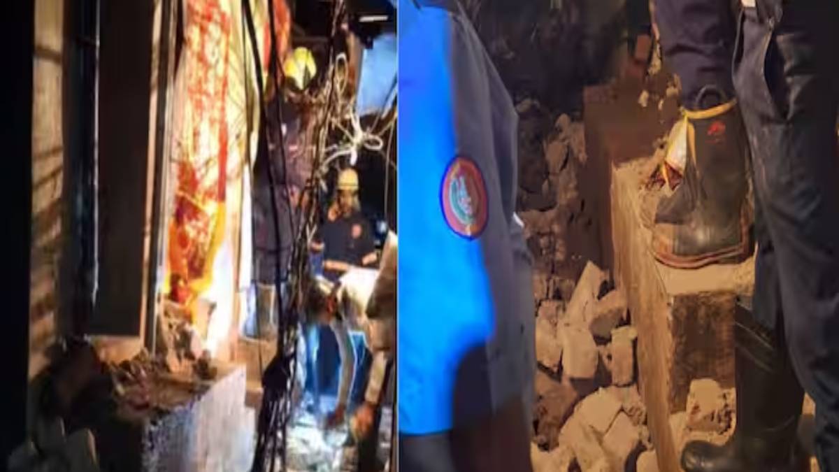 Two women died after a part of a house in mumbai