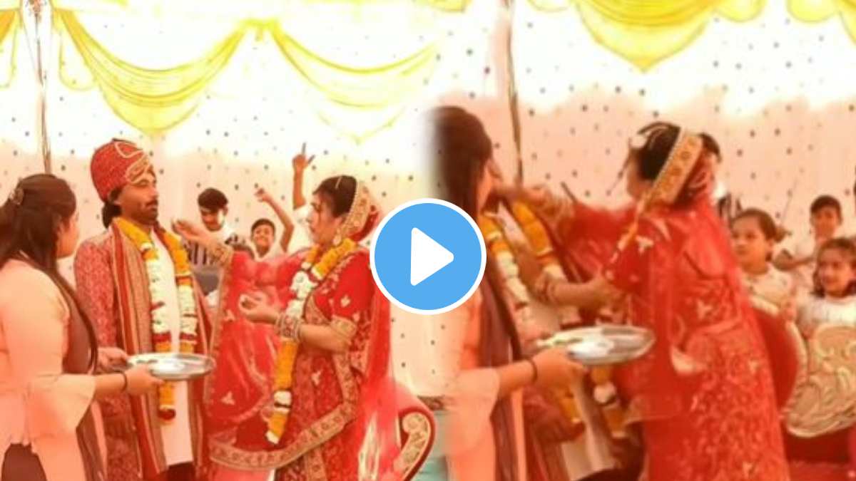 The bride slapped the groom for not eating rasgulla
