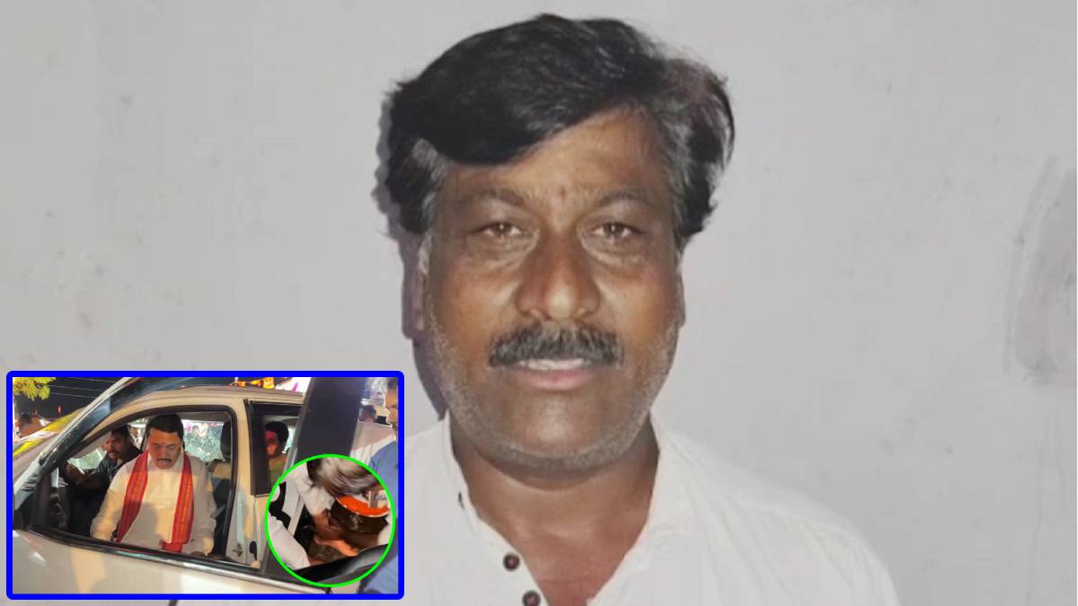 wash feet, reaction, Vijay Gurav,