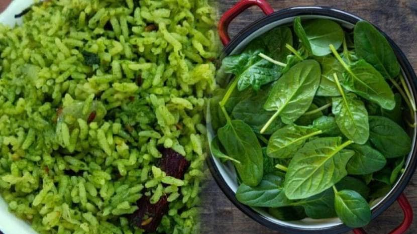 How To Make Green Spinach Or Palak Pulao Or Rice Note Down Tasty And Healthy Marathi Recipe and Learn how to Cook 