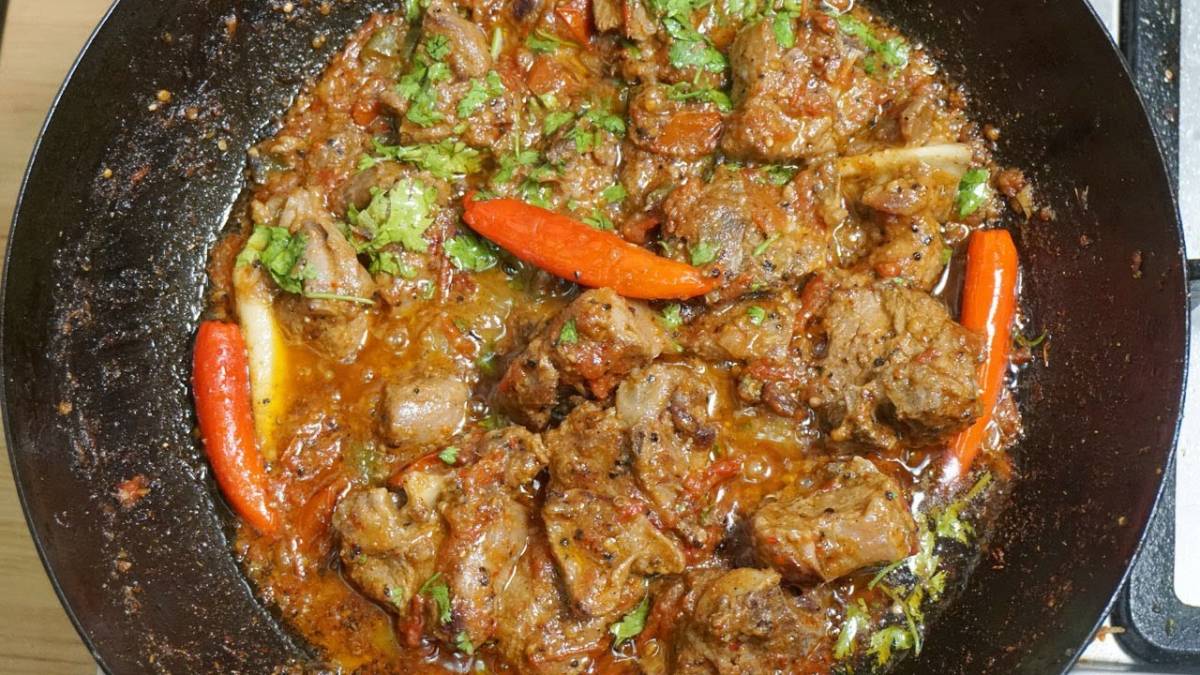 Peshawari Kadhai Gosht Recipe