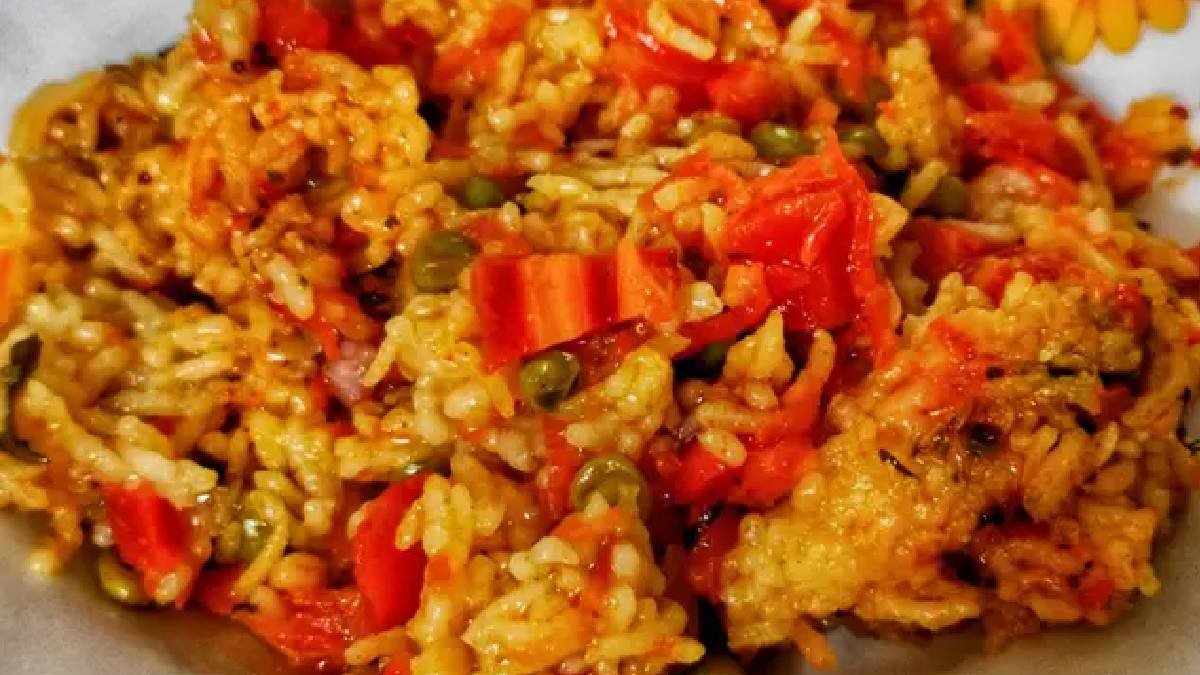 Carrot rise recipe Gajracha Bhat Recipe In Marathi