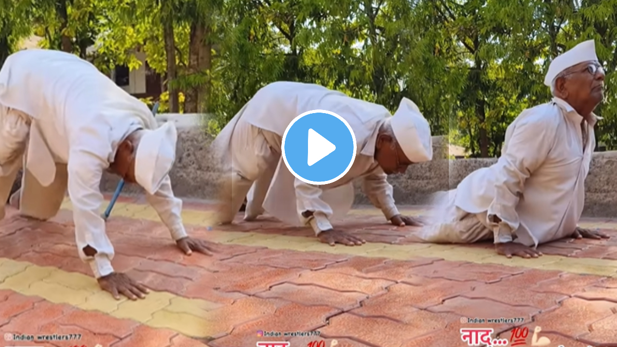 fitness freak old man video