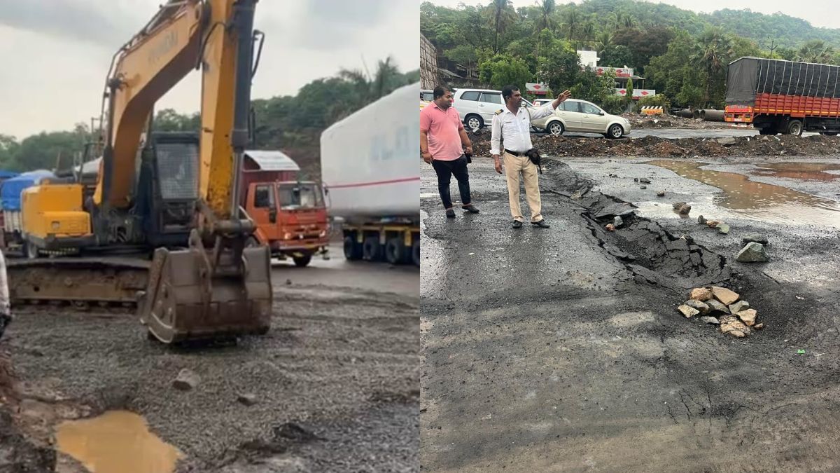 Road blocked on National Highway incident near Sassoonavghar