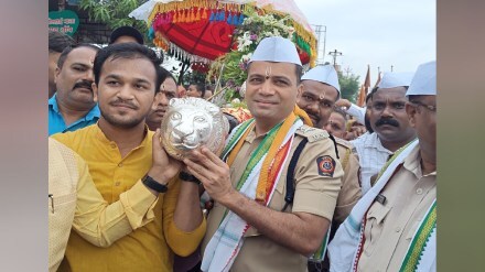 Participation of Commissioner of Police in Sant Nivrittinath Dindi Nashik