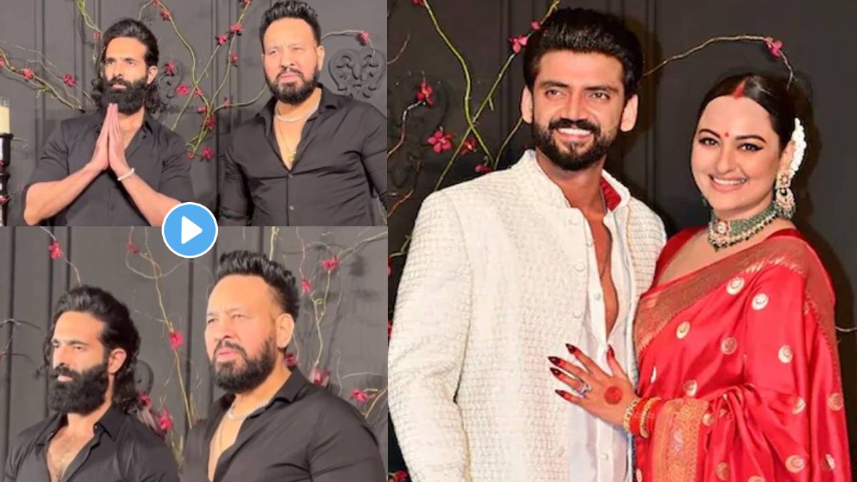 Salman khan bodyguard shera attended dear friend Sonakshi Sinha-Zaheer Iqbal reception party