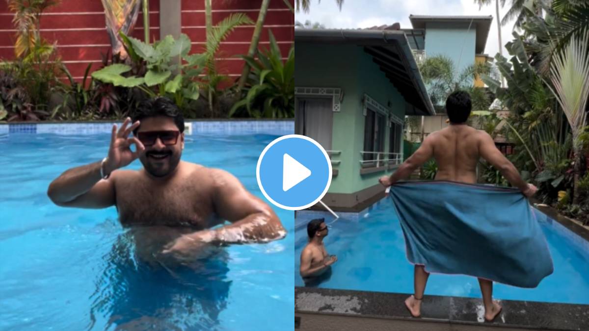 marathi actors Shubhankar Tawde dance On Angaaron Song Of Pushpa 2 The Rule Movie