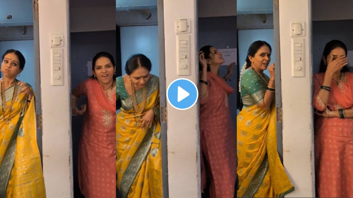 Satvya Mulichi Satvi Mulgi Fame Actress Titeeksha Tawde and Aishwarya Narkar between Acting telepathy challenge video viral