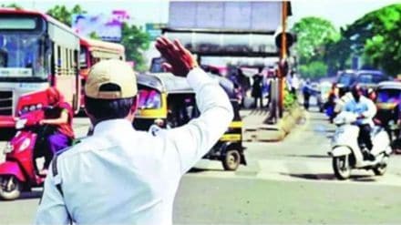 Arrival of Saint Nivrittinath palanquin in the city change in traffic route