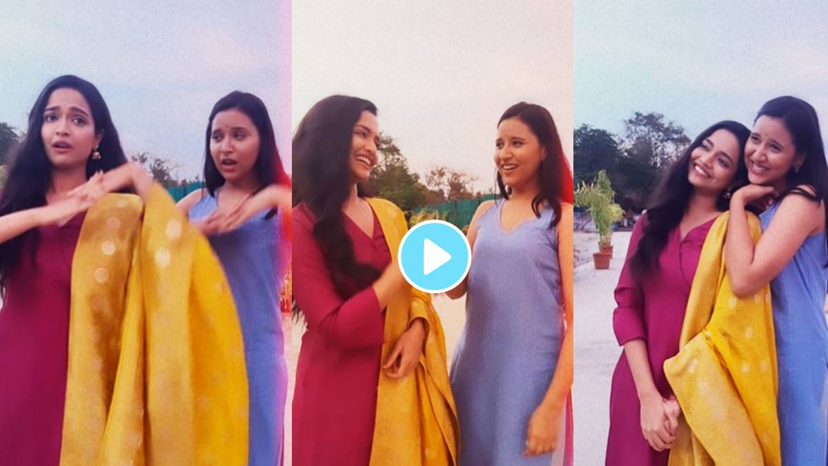Navri Mile Hitlerla Fame Actress Vallari Viraj And Aalapini dance on ye ladka hay allah song