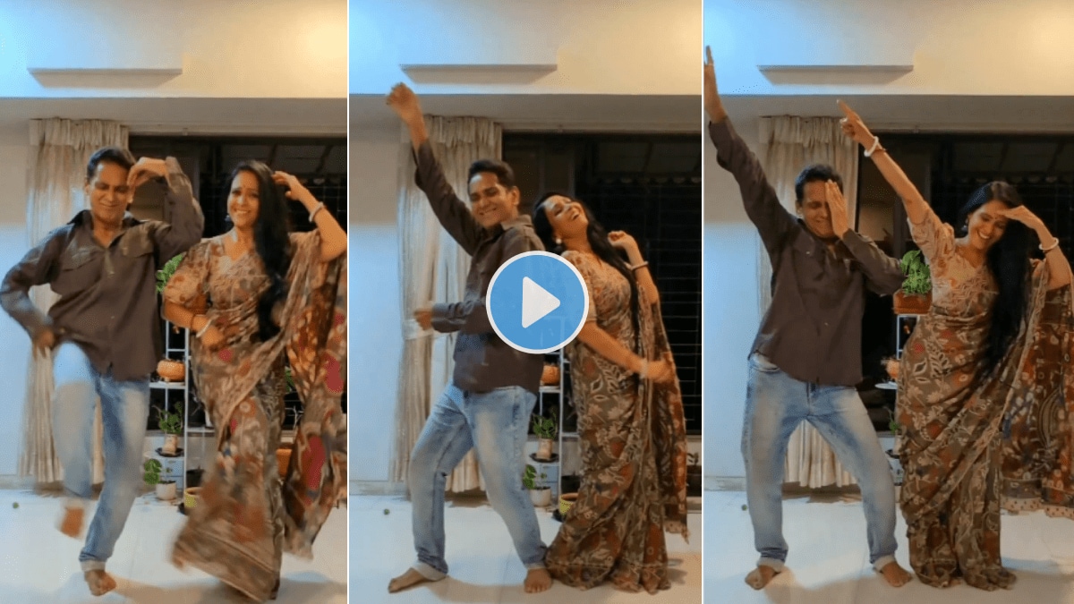 Aishwarya narkar avinash narkar dance reel on telugu trending song viral video