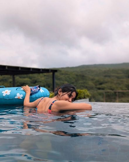 Munjya fame bhagyashree limaye in photos in swimsuit viral on social media