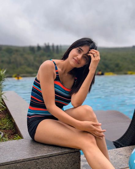 Munjya fame bhagyashree limaye in photos in swimsuit viral on social media