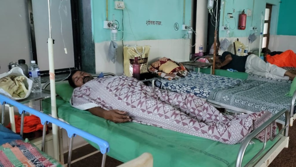 alibag Bee attack during funeral rites
