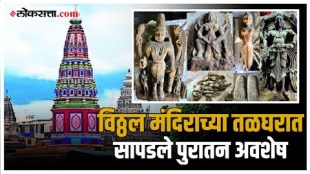 In Pandharpur Six Idols Found Including Vishnu murti In The Basement Of Shree Vitthal Temple