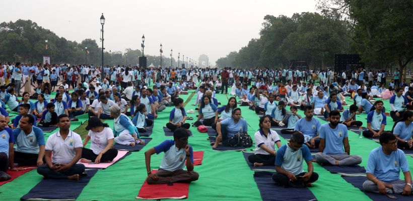 INTERNATIONAL DAY OF YOGA, JUNE 21, 2024, INDIA GATE, NEW DELHI
