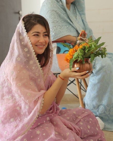 aditi bhatia new home grih pravesh puja