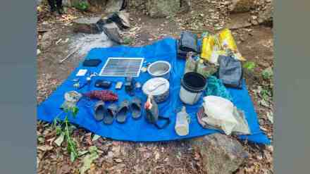 Gadchiroli, police Forces Destroy Naxalite Base, police Forces Destroy Naxalite Base in gadchiroli, Foil Extortion Attempt on Tendupatta Contractors, chhattisgarh border, Naxalite, naxal,