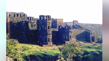 On the occasion of Shiv Rajyabhishek ceremony preparations are being made at Fort Raigad