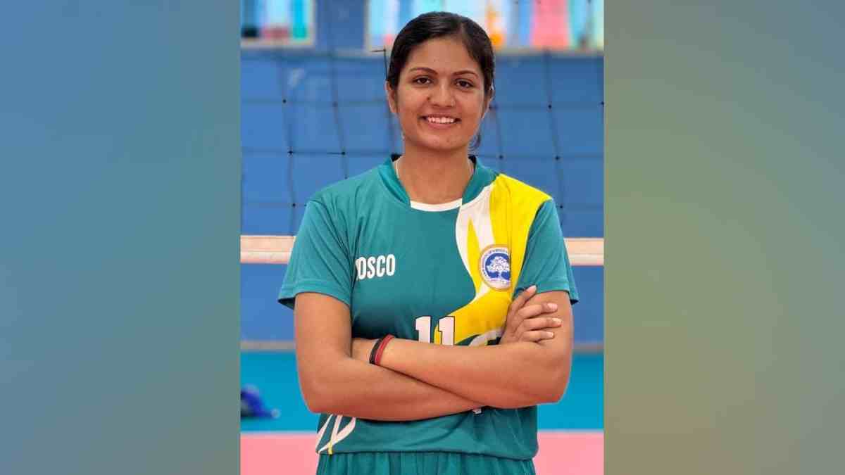 Raksha Khenwar, Raksha Khenwar from Wardha, Raksha Khenwar Represent India in International volleyball Championship, Raksha Khenwar from Wardha Village, karanja ghadge Village,