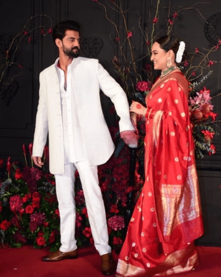 sonakshi sinha zaheer iqbal reception 