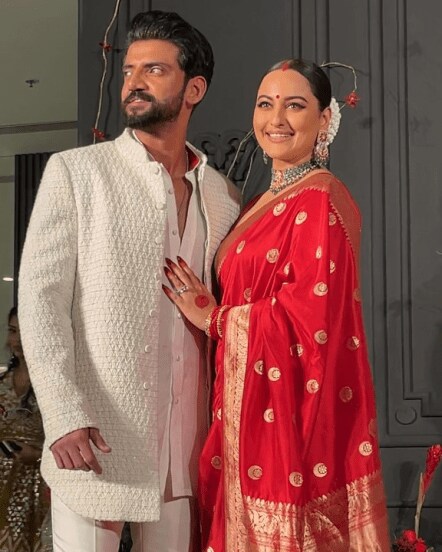 sonakshi sinha zaheer iqbal reception
