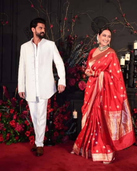 sonakshi sinha zaheer iqbal reception 