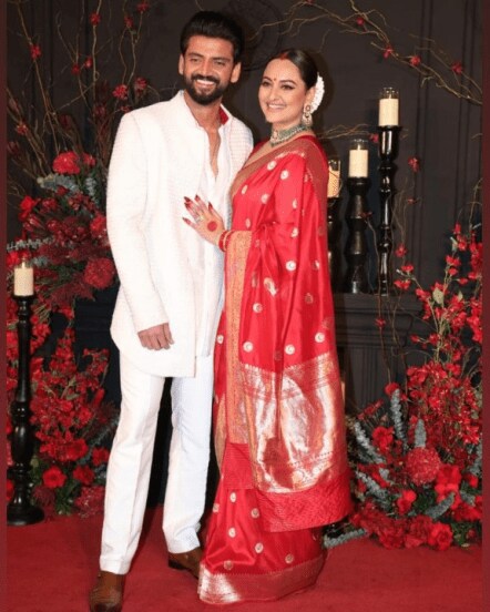 sonakshi sinha zaheer iqbal reception