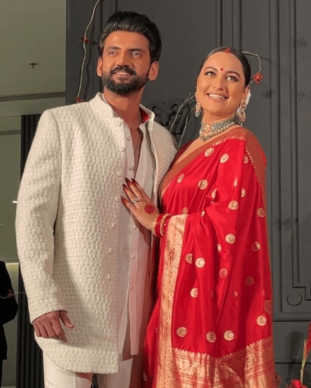 sonakshi sinha zaheer iqbal reception