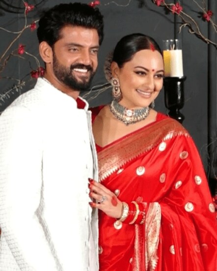 sonakshi sinha zaheer iqbal reception 