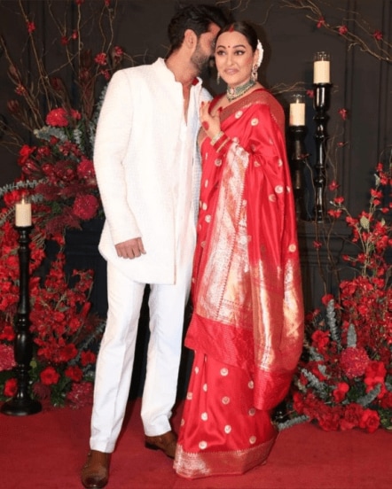 sonakshi sinha zaheer iqbal reception 
