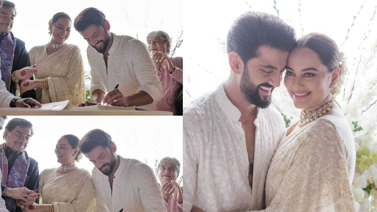 Sonakshi and Zaheer wedding photo