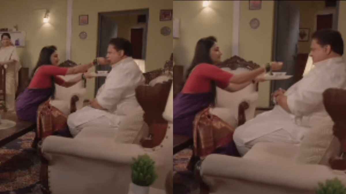 Tharla tar mag promo sayali will feed father raviraj whos upset due to pratima death