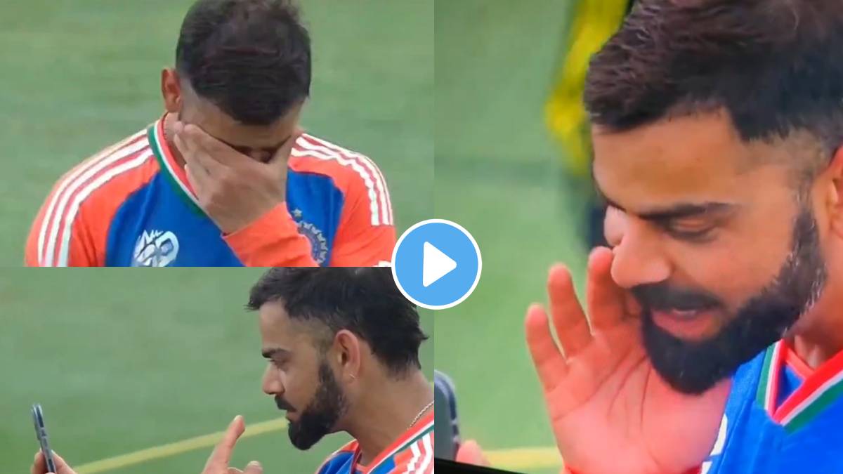 virat kohli video call to wife anushka sharma