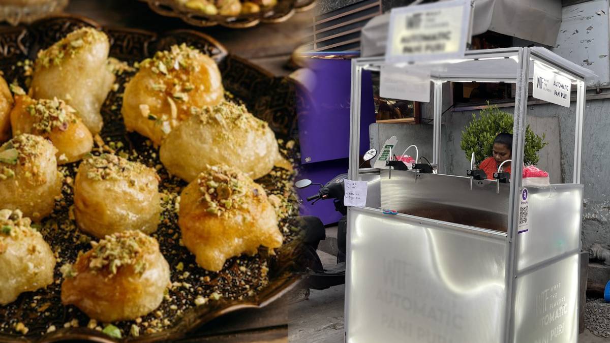 Automatic Pani Puri Vending Machine impress users