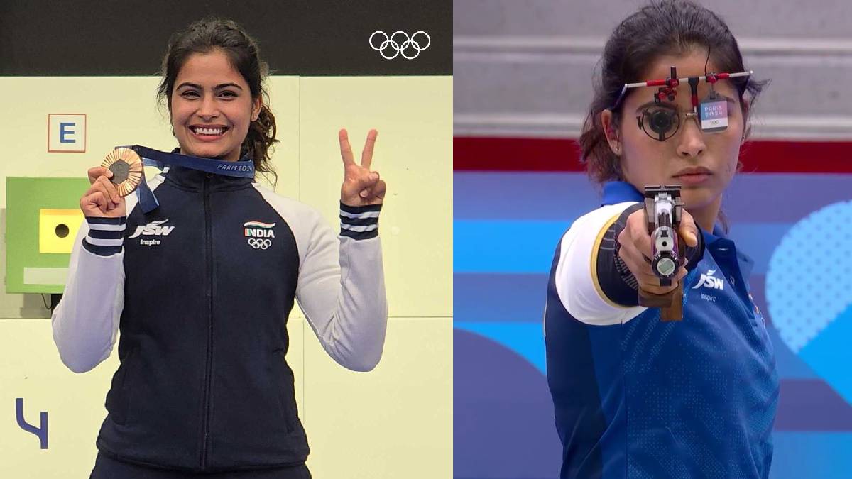 Shooter Manu Bhaker win bronze medal