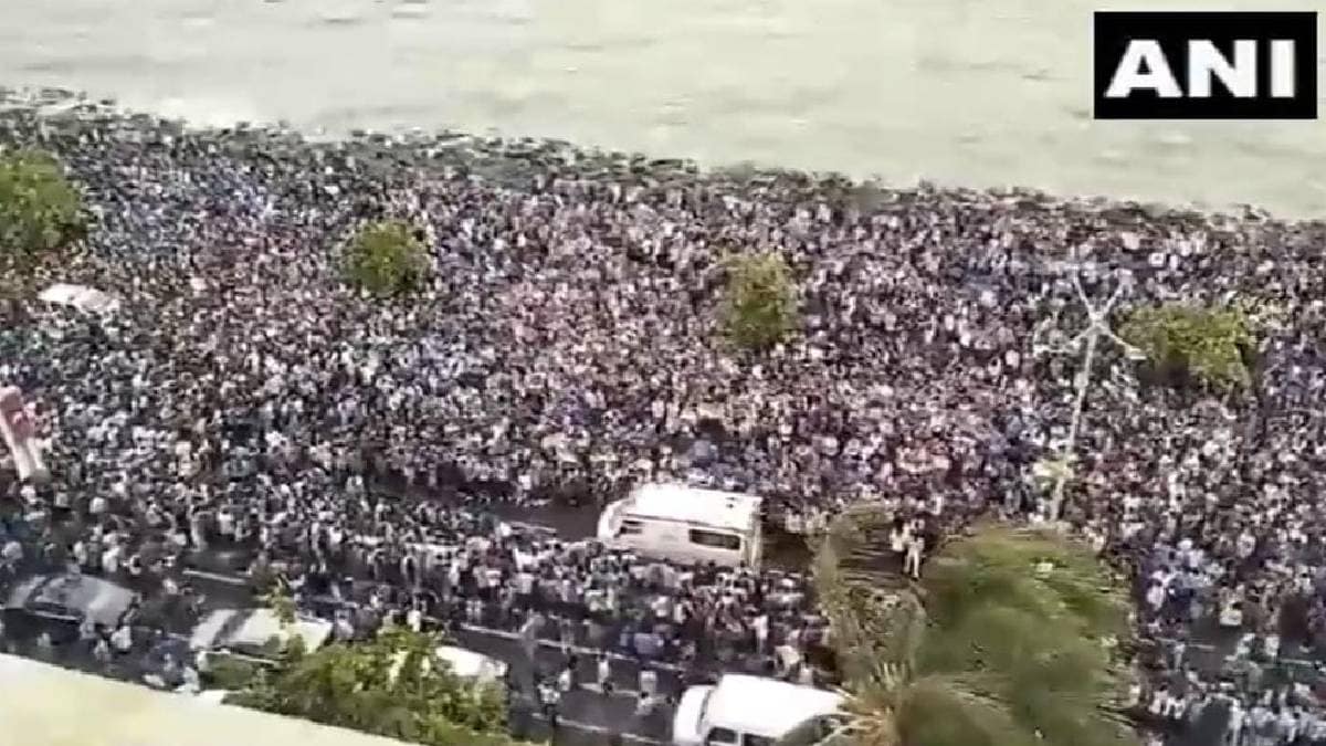 Indian Cricket Team Mumbai Marine Drive