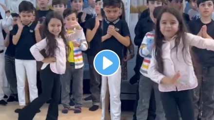 Little Girl's Energetic Dance
